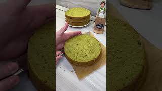 Торт матча получился очень вкусный, а какой цвет и вкусовой акцент у торта, благодаря чаю  Матча🍵🔥