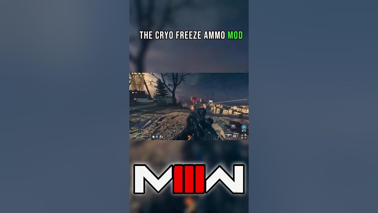 CRYO FREEZE Ammo Mod! Is Overpower 🤯 #shorts - YouTube