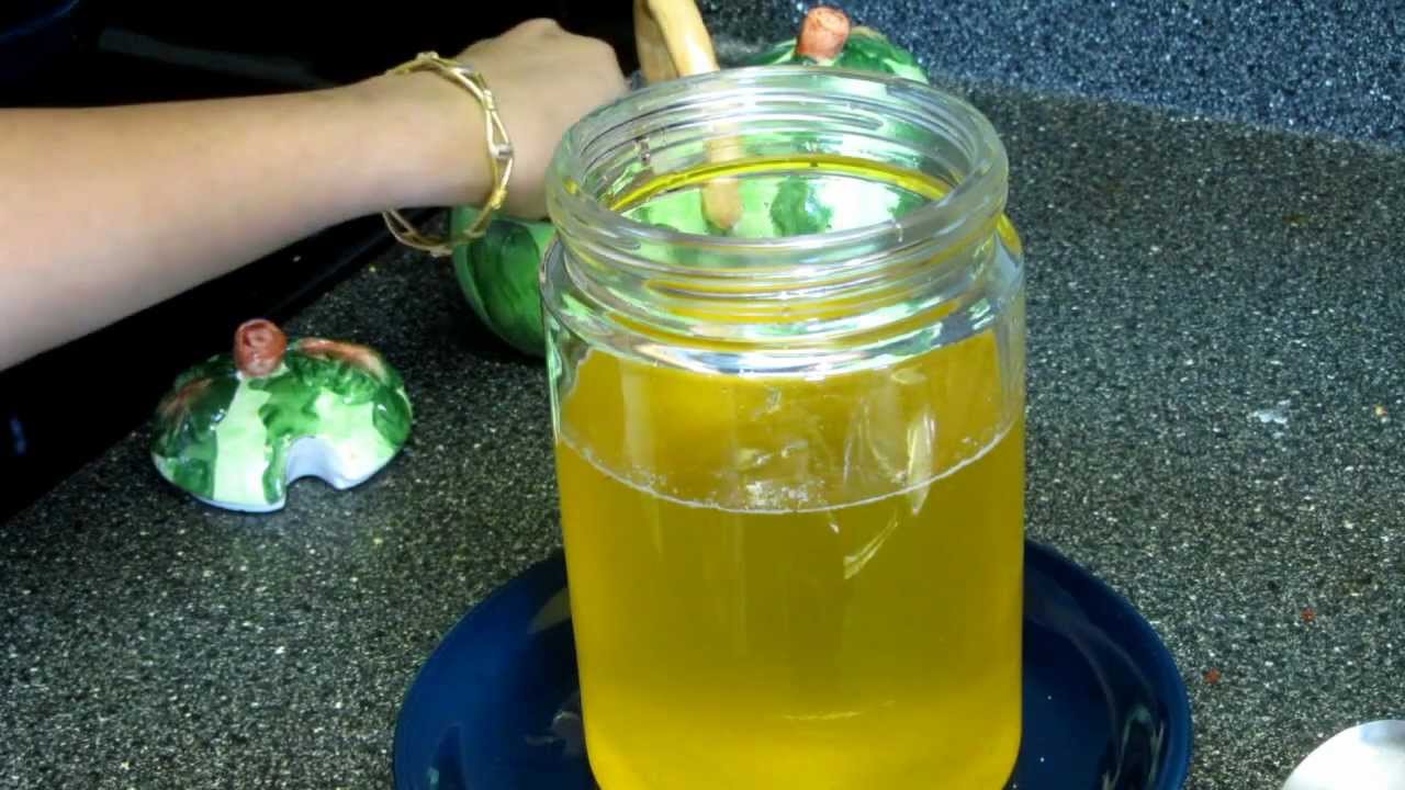 How to make ghee out of butter by crazy4veggie.com - YouTube