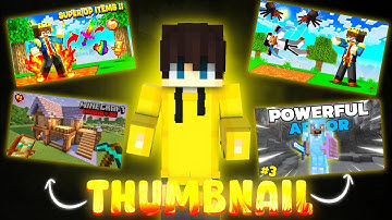🔥How To Make Easy Minecraft Attractive Thumbnails🤯 In Just 5 Minutes With A Secret Trick✨(Dont Miss)
