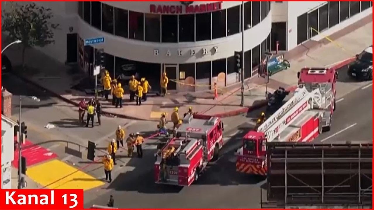 3 dead, 6 hurt after car hits bicyclist and crashes into Los Angeles ...