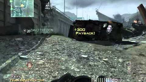 Call of Duty MW3 - 2 Kills 1 Bullet With Sniper