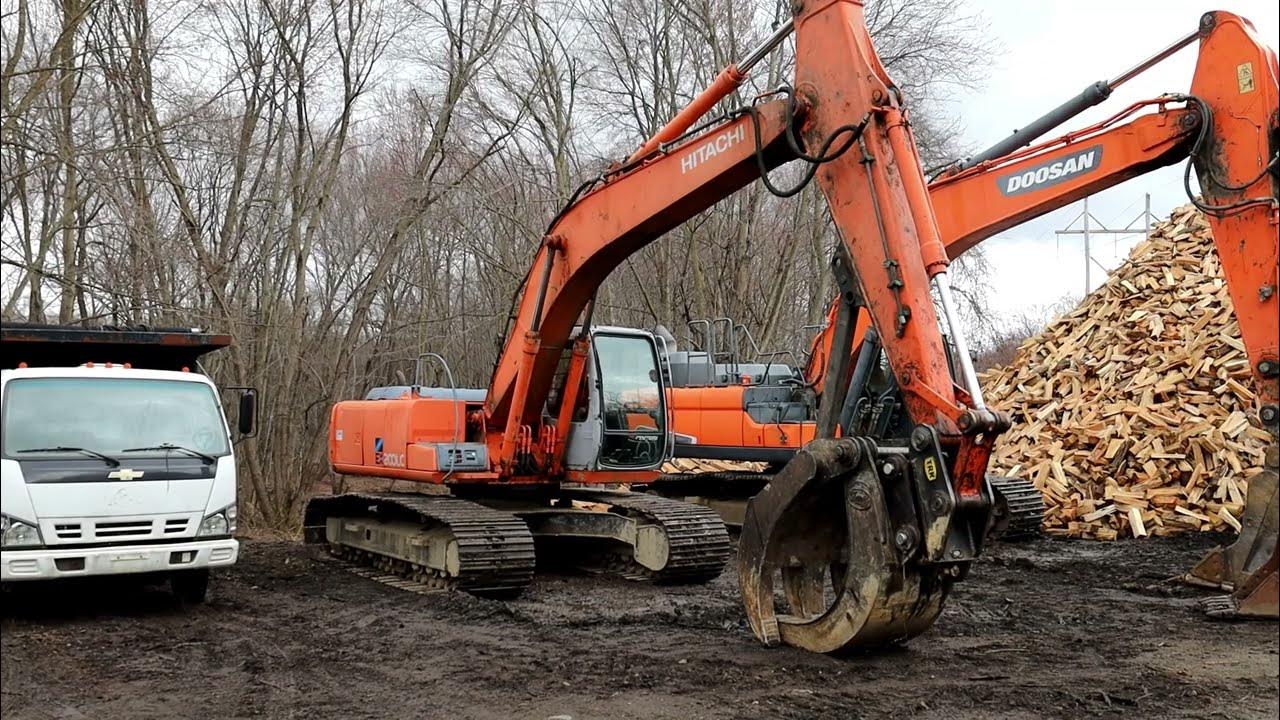 Hitachi model EX200LC-5 excavator For Sale at Auction - YouTube