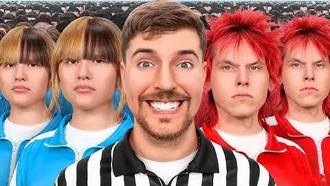100 Identical Twins Fight For $250,000 l Mr Beast l  New Video l @MrBeast