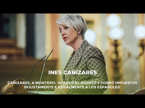 Cañizares a Montero: 'Aparcó el asunto y cobró impuestos injustamente e ilegalmente a los españoles'