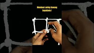 Membuat Jaring Gawang Anti Geser