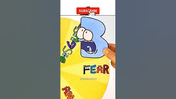 😊😢😡😱🤢 Paper Alphabet Lore B #shorts