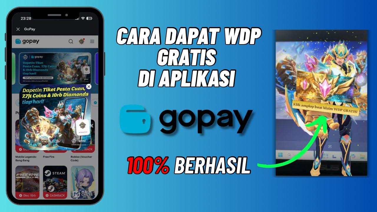 CARA DAPAT WDP GRATIS DI APLIKASI GOPAY‼️EVENT M7 | MOBILE LEGENDS
