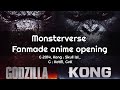 (AMV) Fanmade Monsterverse anime opening (My war/ Boku no Sensō : AoT) Godzilla VS Kong (read desc.)