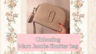 the snapshot dtm all black marc jacobs bag unboxing & review