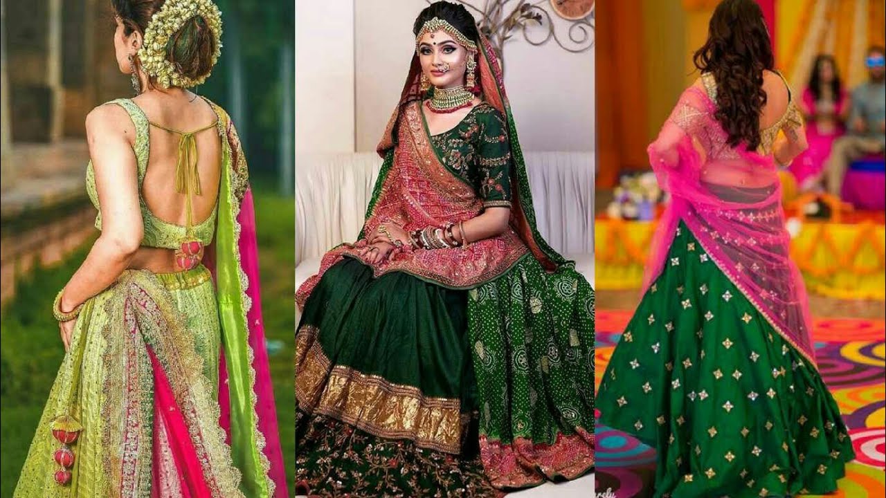 Green Colour Designer Lehenga Choli in Velvet Fabric.
