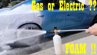 **My Specific** Gas and Electric Pressure Washers (foaming)