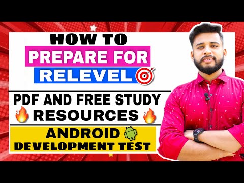 RELEVEL ANDROID DEVELOPMENT TEST FULL SYLLABUS WITH RESOURCES | HOW TO CRACK RELEVEL EXAM?