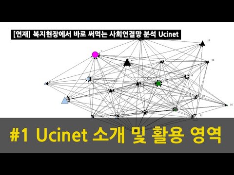 [연재 #1] Ucinet 소개 및 활용 영역