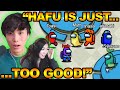 HAFU WITH THE CLUTCH IMPOSOTR WIN | TINA GOT MARINATED BY HAFU AND LOST THE GAME! | SYKKUNO AMONG US