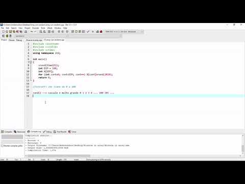 Array con numeri casuali e ricerca di un valore in un array - Tutorial ...
