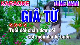 Giã Từ Karaoke Bolero Nhạc Sống Tone Nam ( BEAT CHUẨN ) - Tình Trần Organ