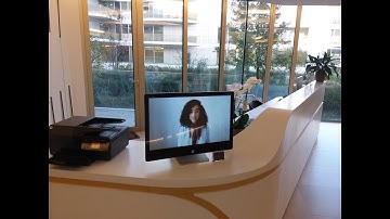 The Virtual Hotel Front Desk Reception enables you to welcome your guest over distance, using your