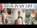 NYC week in my life: cozy at home, celebrity sightings, pack w me, getting a face workout??