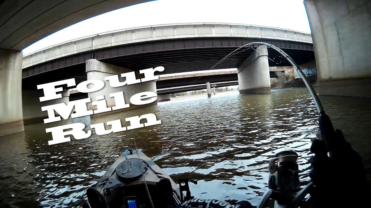 Kayak Bass Fishing the Four Mile Run for the first time ...