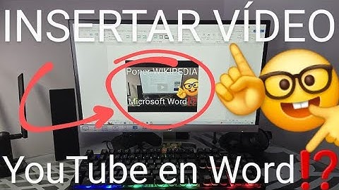 💻👈📹 Como INSERTAR un VÍDEO de YOUTUBE en WORD FÁCIL y RÁPIDO