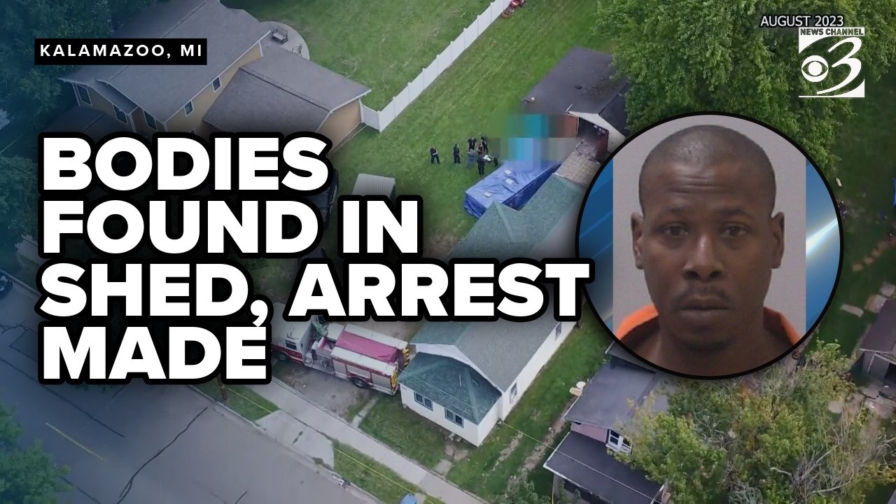 Michigan man arrested for double homicide, bodies found in shed - YouTube