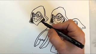 How to Draw NINJAGO#Krux and Acronix together#LEGO#step by step