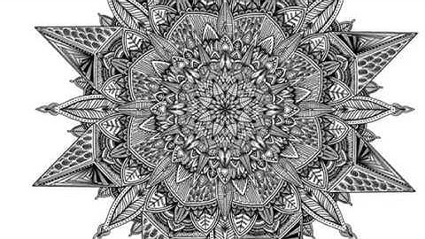 Mandala Drawing Timelapse on ProCreate app