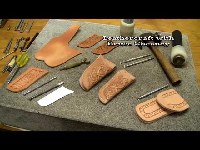 Leather working How to lace leather knife sheaths by hand 