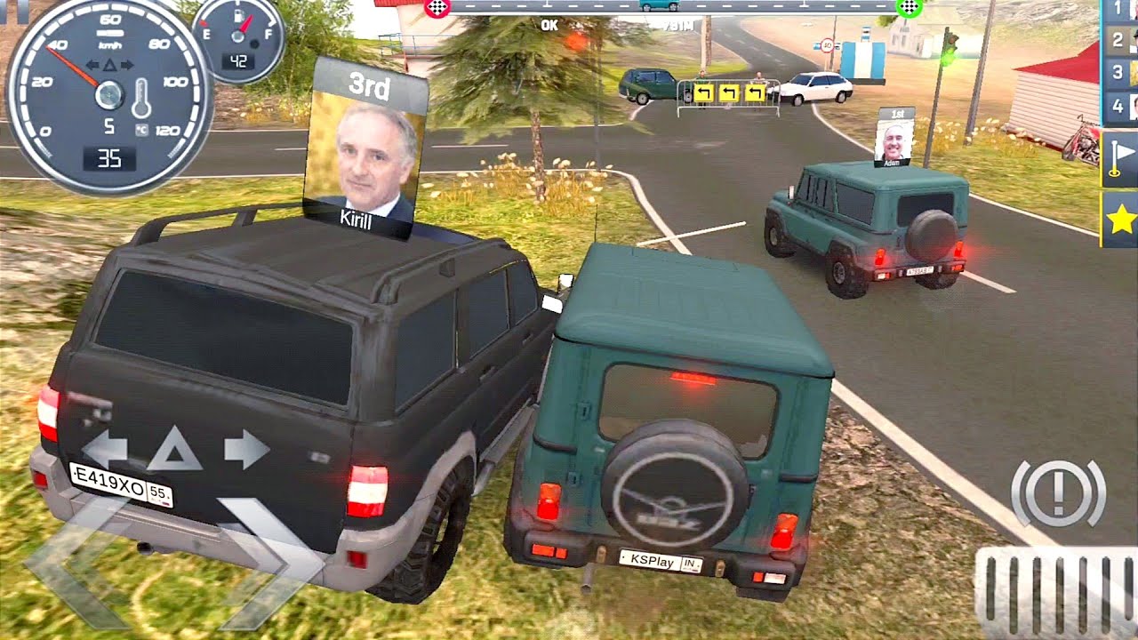Russian car Driver