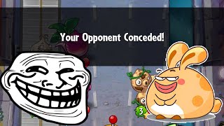 Opponents RAGE QUIT After See That Deck ▌PvZ Heroes