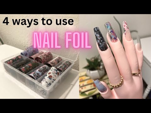 Nail Art - Experimenting with foil - My Nail Polish Online