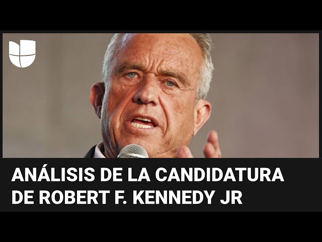 ¿Qué tanto afecta la candidatura de Robert F. Kennedy Jr. a las campañas de Biden y Trump?