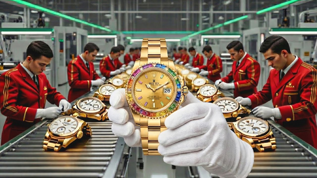 Inside the Rolex Gold Factory | From Solid Gold Bar to $50,000 Watch (NextGen Process)