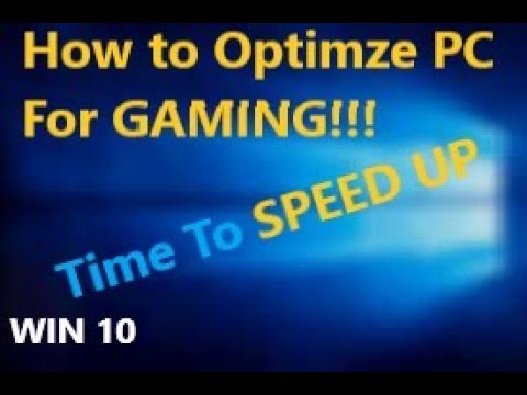 optimise windows 10 for gaming