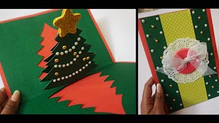 3D Christmas Pop Up Card | How To Make Christmas Tree Greeting Card