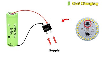 Fast Charging 3.7 Volt Lithium - ion Battery Charge Circuit || Using Mb10f Rectifier 
