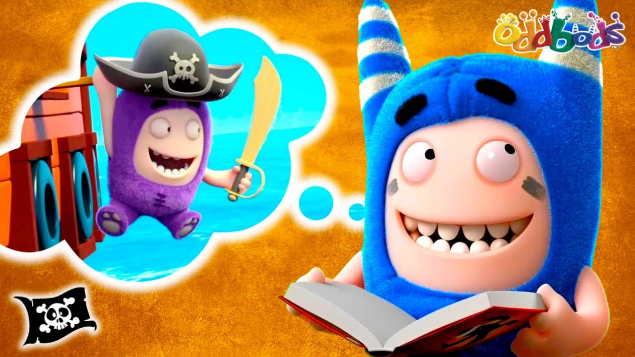 BOOKWORM READS ADVENTURE TALES | Oddbods | Cartoons for Babies & Kids