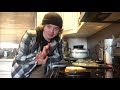 Making a grilled cheese  hamburger nut