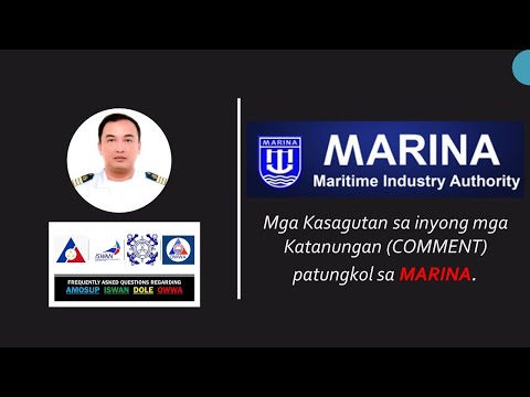 Maritime Industry Authority Information - Q and A. Mga kasag