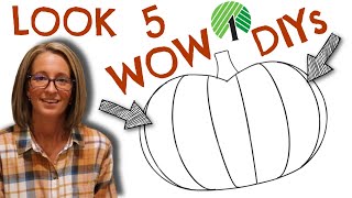 LOOK 5 WOW DIYs UNDER $5 | NEW FALL TRENDS | JAW DROPPING DECOR
