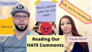 We Read Your MEAN COMMENTS! Reaction Video!