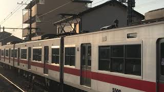 山陽5000系1次車(5000F)普通姫路行き　中八木駅入線