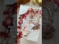 ASMR Journal Red❤️#asmr #journaling #artistic #scrapbooking #fyp #diy