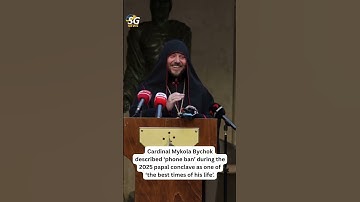 CARDINAL BYCHOK JOKES ABOUT PHONE BAN DURING CONCLAVE | YOUNGEST CARDINAL