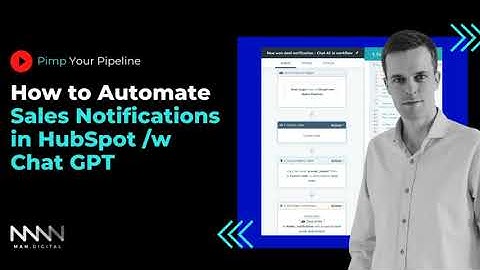 How to automate sales notifications in HubSpot with ChatGPT