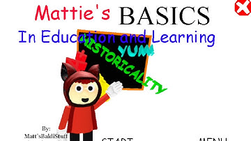 Mattie’s Basics In Education and Learning Trailer (Baldi Mod)