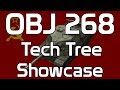 Obj. 268 Tech Tree Showcase! | World of Tanks