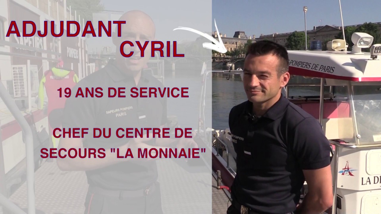 PORTRAIT CHEF DE CENTRE NAUTIQUE POMPIERS PARIS