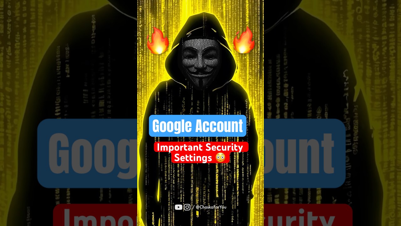 Smartphone Users अपने Google Account को Secure करो! 🔥 (Google Account Security Settings)
